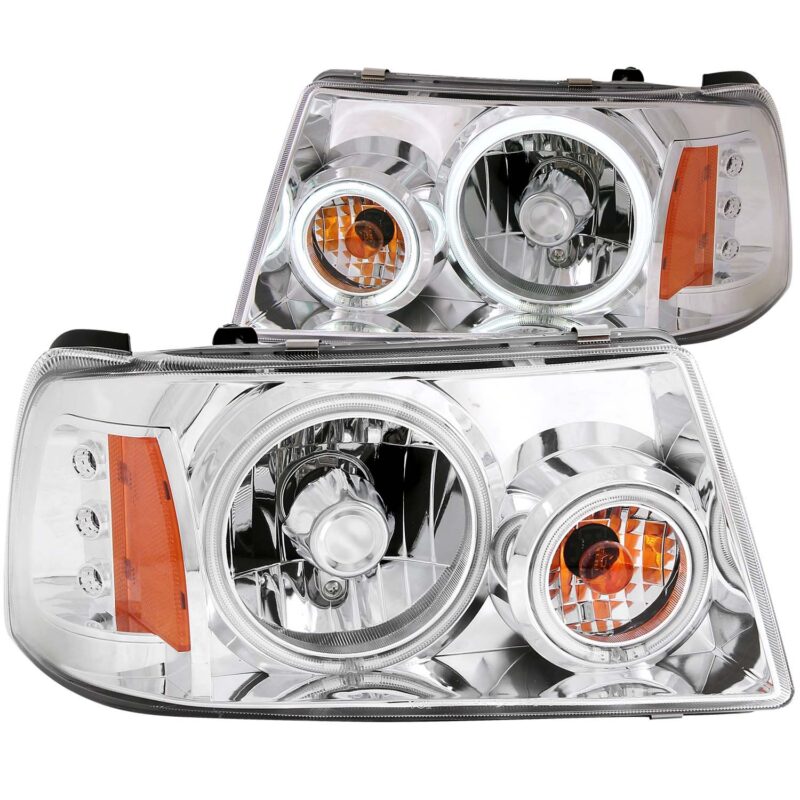 ANZO USA - Crystal Headlight Set w/Halo - 111151