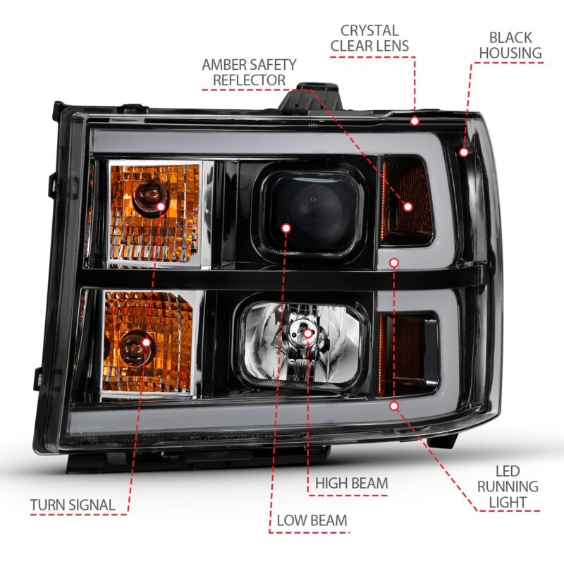 ANZO USA - Projector Headlight - 111482
